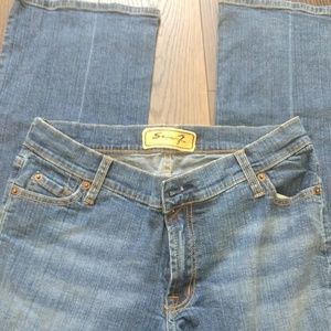 Seven bootcut stretch jeans size 31